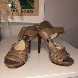 Pink/ Nude Micheal Kors Strappy High heels